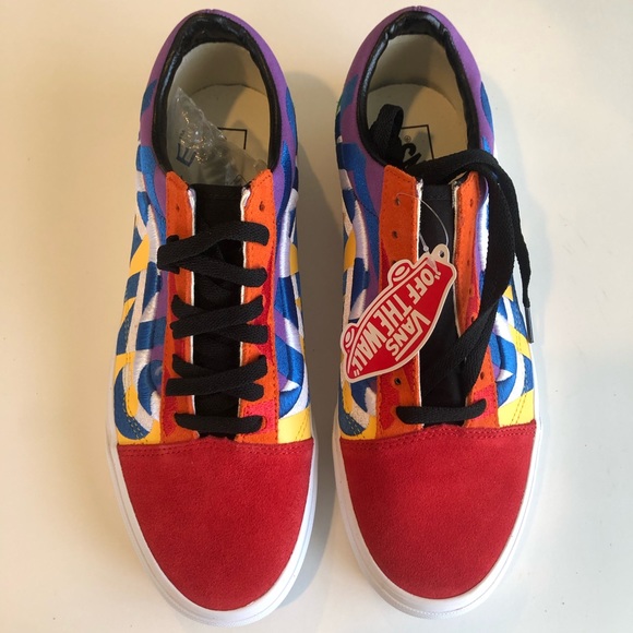 Vans Old Skool Statement Multi Skate Shoes, Men’s Size 11, NWT - Picture 6 of 8